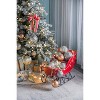 Gulches Set of 4 Vibrant 6" Mercury Glass Christmas Ball Ornaments - Eye-Catching Decorative Hanging Accents for Holiday and Party Decor - 4 of 4