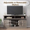 SAINTCY 58 Inch TV Stand with Storage Cabinet and Shelves - 4 of 4