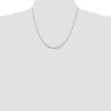 Black Bow Jewelry 1.2mm Sterling Silver, Diamond Cut Solid Snake Chain Necklace - 2 of 4