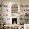 Acekool Arched Wall Mirror – Elegant Black Metal Frame for Bathroom & Home - 4 of 4