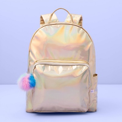 gold bookbag