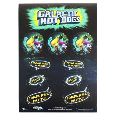 Nerd Block Galactic Hot Dogs Stickers