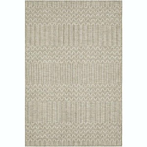 Oriental Weavers TTR09A240305ST 7 ft. 10 in. x 10 ft. Tortuga Polypropylene Rectangle Rug Beige & Black - 1 of 4
