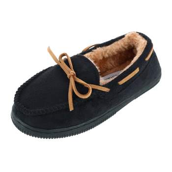 Beverly Hills Polo Club Boy's Slip On Moccasin Slippers