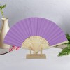 Unique Bargains Halloween Christmas Portable DIY 7-Inch Blank Folding Fan 1 Pc - 4 of 4