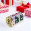 Unique Bargains Gift Wrap Ribbons Santa & Snowman Cloth 78.74"x1.97" 1 Pc - 2 of 4