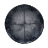 NicBex 18" Round Pouf Ottoman Soft Footstool for Lounge Area, Bedroom, Distressed Navy Blue - 3 of 4