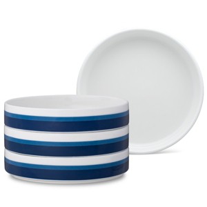 Noritake ColorStax Stripe Deep Plate/Pasta Bowl, 7.5", 12 oz, Set of 4 - 1 of 4