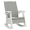 Suncast Outdoor Lightweight Portable Rocking Chair with 7 Gallon In-Seat Storage, Porch, Patio, Deck Furniture, 375 Pound Capacity, Dove Gray (4 Pack) - 2 of 4