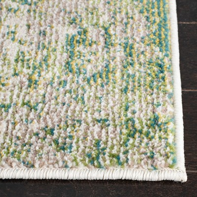 Madison MAD499 Power Loomed Indoor Area Rug - Green/Ivory - 4'x6' - Safavieh