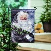 Evergreen Santa in the Winter Lustre Garden Flag 12 x 18 Inches Indoor Outdoor Decor - 3 of 4