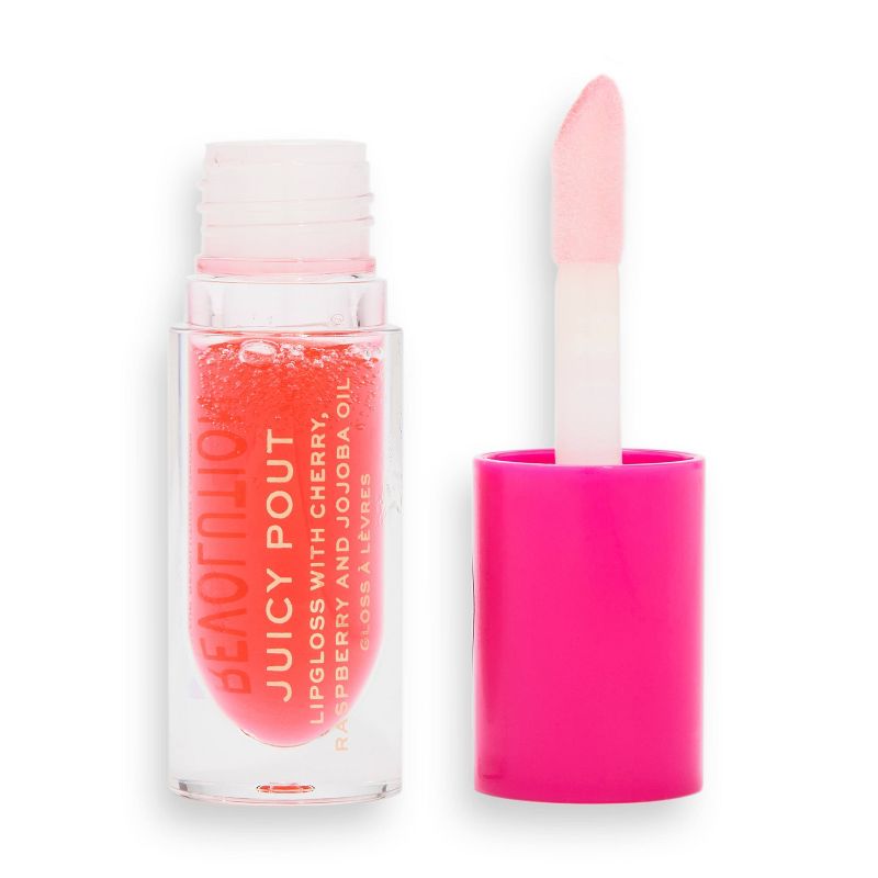 Makeup Revolution Juicy Pout Lip Gloss - 0.15 fl oz, 1 of 5