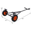 NAYSAYE Hand Truck Dolly Heavy Duty Boat Trailer Mover 420lb Capacity for Kayak and Boat, Black, 41.7"*18.5"*48" - 3 of 4