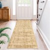 Washable Modern Abstract Rug Non Slip Low Pile Rug Soft Contemporary Throw Floor Cover Foldable Indoor Carpet for Living Room Bedroom - 2 of 4