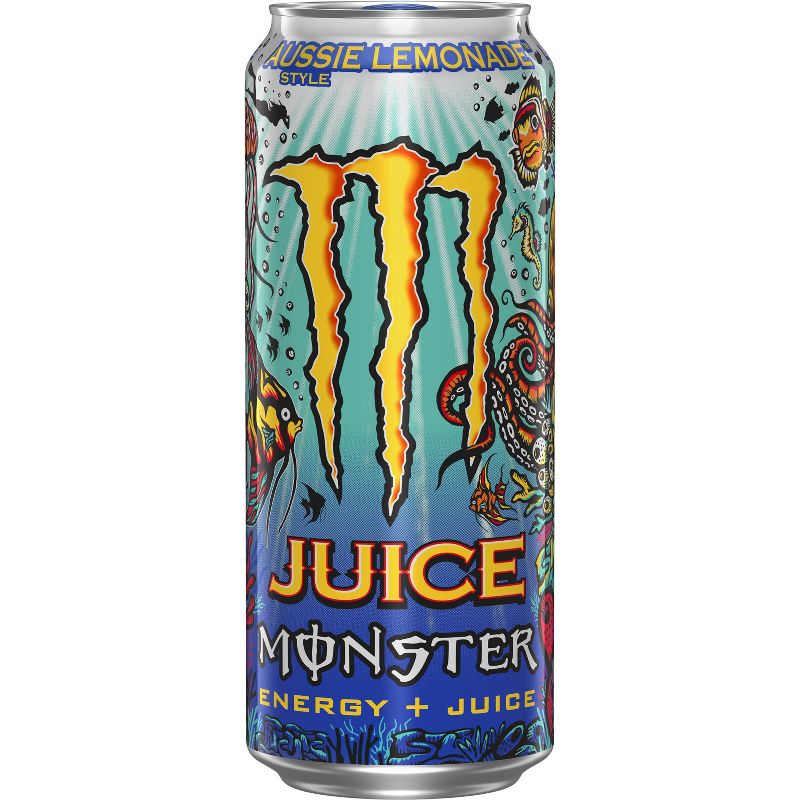 Juice Monster Aussie Lemonade Energy Drink - 16 fl oz Can, 1 of 6