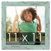 PosterPalooza | Square Shabby Chic Green Picture Frame - UV Acrylic, Foam Board Backing, Hanging Hardware - 2 of 4