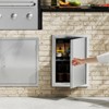 VEVOR BBQ Access Door, 17W x 24H Inch Single Outdoor Kitchen Door, Stainless Steel Flush Mount Door, Wall Vertical Door with Recessed Handle - 2 of 4
