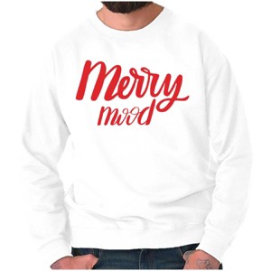 Xmas Classic Christmas Merry Mood Sweatshirt for Men or Women Brisco Brands - 1 of 4
