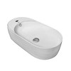 ALFI Isabella Collection Oval Above Mount Basin with Integrated Oval Bowl and a Center Drain - 4 of 4