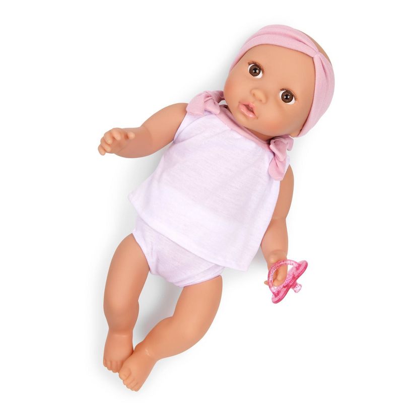 LullaBaby Doll With 2pc Outfit And Pink Pacifier, 6 of 11