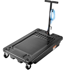 VEVOR Low Profile Oil Drain Pan, 17 Gallon Oil Drain Pan with Pump, Oil Change Pan with 180W Electric Pump, 8.2ft Hose & Folding Handle - 1 of 4