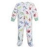 Hudson Baby Infant Boys Fleece Sleep and Play, Cheerful Dino Friends - 3 of 4