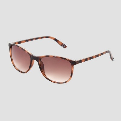 Women&#39;s Tortoise Shell Print Surf Shade Sunglasses - Universal Thread&#8482; Brown