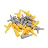 Unique Bargains 2 Way Air Control Valves for Aquarium Fish Tank Yellow Gray 20 Pcs - 3 of 3