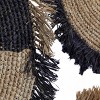Olivia & May Bohemian Dried Plant Geometric Woven Wall Decor Set of 3 Brown: Handmade Seagrass Art, Vertical Hang - 4 of 4
