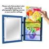 Americanflat 10x12.5 Kids Art Frame  Set of 2 - Use as 8.5x11 Frame with Mat or 10x12.5 Frame Without Mat - My Mini Masterpiece - Blue - 3 of 4