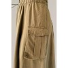 Women's Cotton Cargo Maxi Skirt - Aaron & Amber - 4 of 4