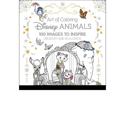 just got done with this page from the art of coloring Disney animals book,  this one took me a bit to finish. : r/Coloring
