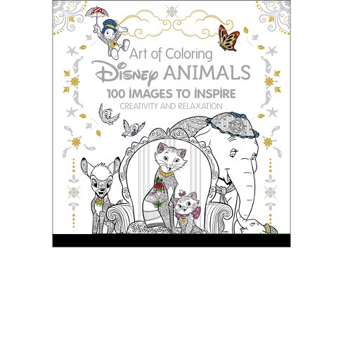 Art Of Coloring: Disney Animals - By Disney Books (hardcover) : Target