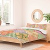Deny Designs 3pc King The Space House Bows On Colorful Patchwork Duvet and Sham Set - 2 of 4