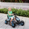 JANSNO Pedal Go Kart Ride-On Toy for Kids 5-12 with Suspension, Hand Brake & DWear-Resistant Tread - 3 of 4