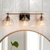 LNC Lainanger Polished Gold and Matte Black Glasss Bowl Modern/Contemporary  Vanity Lights,1 Light/3 Light/4 Light - 2 of 4