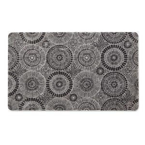 Design Imports  Black Kaleidoscope Tufted Mat 17.75X29.5 - 1 of 4