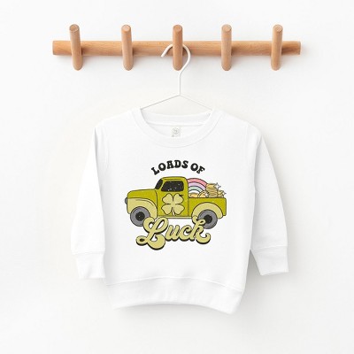 The Juniper Shop Loads Of Luck Retro Truck Toddler Graphic Sweatshirt