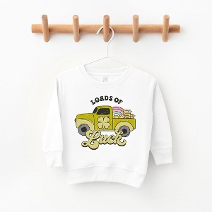 The Juniper Shop Loads Of Luck Retro Truck Toddler Graphic Sweatshirt - 1 of 2