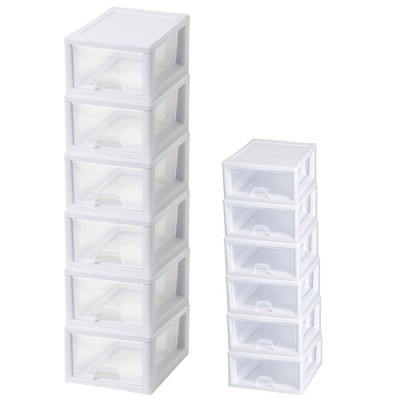 Sterilite 27 Qt (4 Pk) & 16 Qt (6 Pk) Stackable Plastic Storage Drawer  Container & Reviews