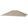 Outsunny 10' x 13' Gazebo Canopy Replacement, Patio Gazebo Roof with Top Vents - 4 of 4