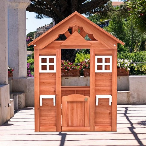 Cedar wooden playhouse online