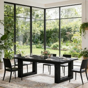 Dining Table, Rectangular Kitchen Dinner Table for Dining Room - 1 of 4