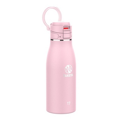 Takeya 17oz Insulated Stainless Steel Travel Mug with Flip-Lock Spout Lid- Blush