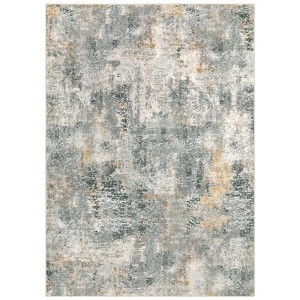 Lahome Modern Abstract Washable Area Rug-Soft Carpet for Living Room, Bedroom, or Office - 1 of 4