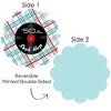 Big Dot of Happiness 50’s Sock Hop - 1950s Rock N Roll Party Round Table Decorations - Paper Chargers - Place Setting For 12 - 3 of 4