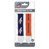 BabyFanatic Officially Licensed Unisex Pacifier Clip 2-Pack - NFL Denver Broncos - Officially Licensed Baby Apparel - 3 of 4