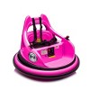 TopComfy Baby Walkers Kids Bumper Car 360 Degree Rotation Function Anti Collision Buffer Design Safety Belt for Kids, Rose Pink, 25.59"*25.59"*10.63" - 2 of 4