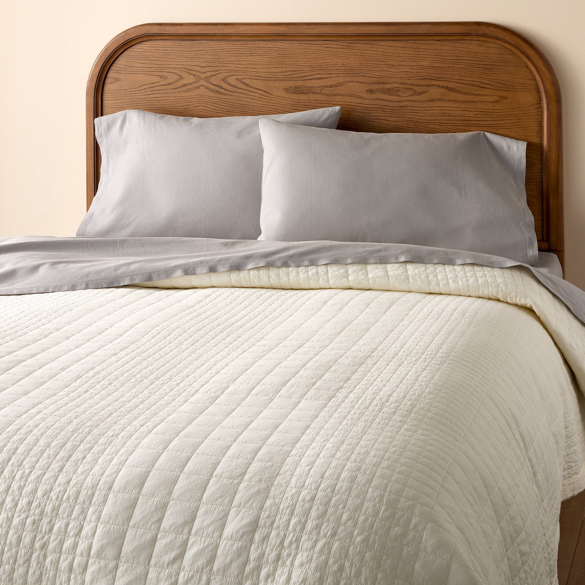 King Grid Stitch Quilt Sour Cream - Hearth & Hand™ with Magnolia
