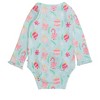 RuffleButts Baby Girls Knit Long Sleeve Ruffle Layering Bodysuit - 2 of 2